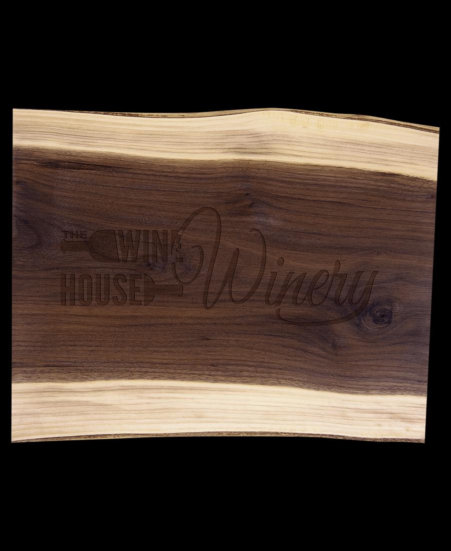 Custom Engraved Black Walnut Charcuterie Cutting Board