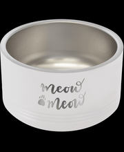 Custom Engraved Metal Pet Bowls