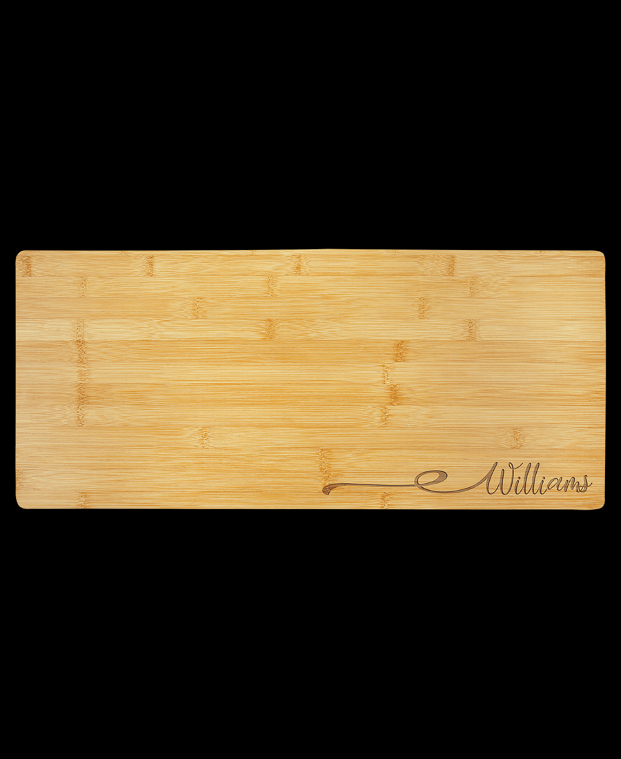 Custom Engraved Bamboo Charcuterie Cutting Board