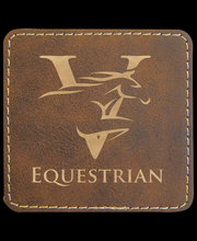 Custom Engraved Square Leather Patches