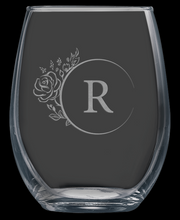 Custom Engraved Stemless Wine Glasses Set of 12