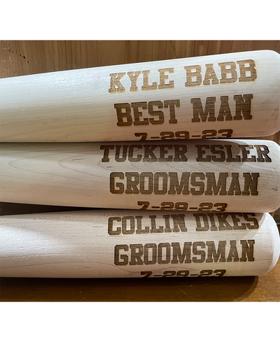 Engraved Wood Baseball Bat | Wooden Baseball Bat | Inscrible™