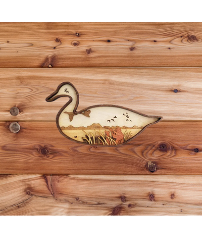 Duck 3 D Wood Wall Decoration | Wood Duck Art | Inscrible™
